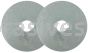 Weiler 03934 Nylox Steel Flanges 5-5/8" O.D. x 1-1/4" Arbor Hole