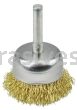 2x1/4 sk Crimped Wire Cup Brush Medium Brass Coated