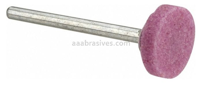 W-182, 1/2x1/8x1/8"sk, Mounted Point, Vitrified, PA/O