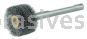 Weiler 17211 Bore-Rx 1-1/2"Dia. Internal Brush Deburring Tool .006" Crimped Steel Wire Fill 3/8" Stem
