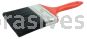 Weiler 40141 Vortec Pro 4" Disposable Chip & Oil Brush Black Synthetic 2-3/4" Trim Length Plastic Handle