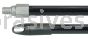 Weiler 44577 60" Metal Handle Heavy-Duty Black with Metal Threaded Tip