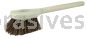 Weiler 79107 20" Utility Scrub Brush Palmyra Fill Long Handle Foam Block