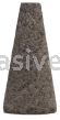 Norton 1-1/2 / 1/2 x 3 x 3/8-24/Gemini 57A24-R/E113445 NFRH Steel Bushing/Type 17 Cones - Square Tip