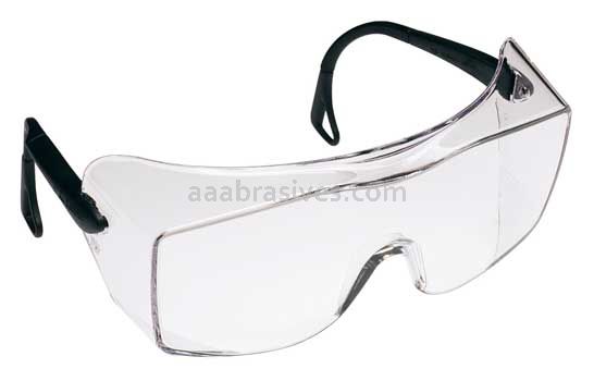 3M&trade; 7000002373 OX&trade; Protective Eyewear 2000 12166-00000-20 Clear Anti-Fog Lens Black Secure Grip Temple
