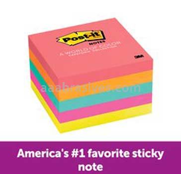 Post-it™ Notes 654-5PK 3 in x 3 in Cape Town Collection 3M 7100048125