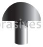 A-22, 3/4x5/8x1/4"sk, Mounted Point, Vitrified, PA/O