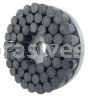 Weiler 86125 Burr-Rx 10" Shell-Mill Holder Disc Brush .026/120 CG Crimped Fill