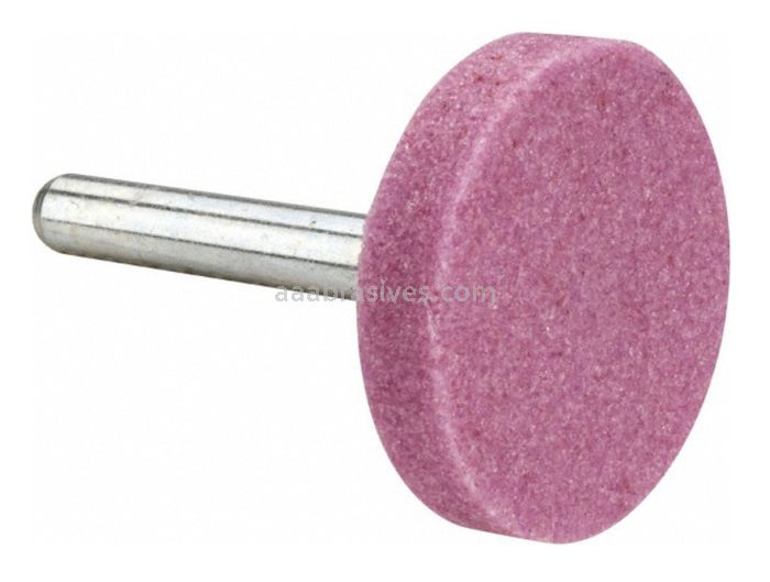 W-225, 1-1/4x1/4x1/4"sk, Mounted Point, Vitrified, PA/O