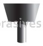 A-33, 1x1/2x1/4"sk, Mounted Point, Vitrified, PA/O
