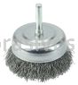 Weiler 14317 2-1/2" Crimped Wire Utility Cup Brush .014" Steel Fill 1/4" Stem