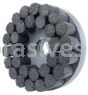 Weiler 86141 Burr-Rx 8" Shell-Mill Holder Disc Brush .026/120 CG Crimped Fill