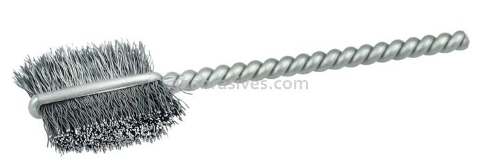 Weiler 21020 1/2" Power Tube Brush .003" Steel Wire Fill 9/16" Brush Length