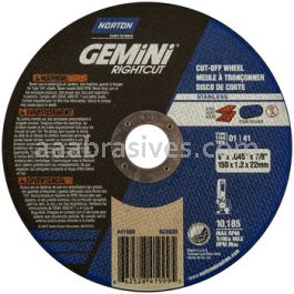 Norton Abrasives Cut-Off Wheel 41999
