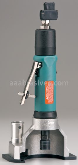Dynabrade 52418 - 3" Straight-Line Central Vacuum Flush Cut-Off Wheel Tool .7 hp, 20,000 RPM, Rear Exhaust, 3/8" Collet