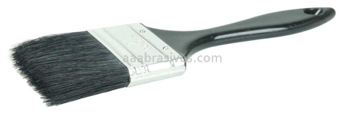 Weiler 40074 2" Industrial Varnish Brush Black China Bristle 2" Trim Length Blue Plastic Handle