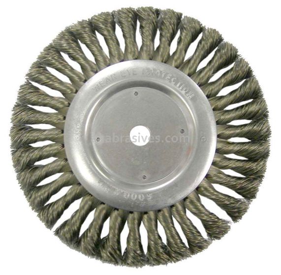 Weiler 36028 - 8" .014, 5/8" A.H., Retail Pack, Vortec Pro Knot Wire Wheel, Standard Twist - 012382360283