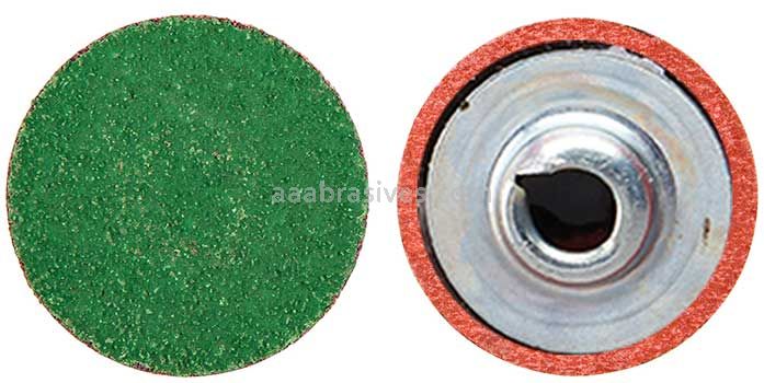 1" 120 Grit Merit Zirc Plus QC-T2 R801 PowerLock Quick Change Discs