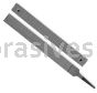 10" Curved Tooth Files - Mill Curve Flexible No Tang