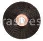 Weiler 29070 3" Small Diameter Nylon Wheel .010" Crimped Black Nylon Fill 1/2" Arbor Hole