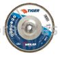 Weiler 50543 7" Tiger Disc Abrasive Flap Disc Conical Type 29 Aluminum Backing 40 Z 5/8"-11 UNC Nut