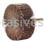 Weiler 52487 2-1/2" x 1" Tiger Coated Abrasive Flap Wheel 1/4" Stem 80 AO