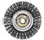 Weiler 13131 ROUGHNECK MAX 4" Stringer Bead Wire Wheel .020" Steel Fill 5/8"-11 UNC Nut