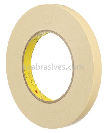 3M&trade; 7000088514 Paint Masking Tape 231/231A Tan 24 mm x 55 m 7.6 mil