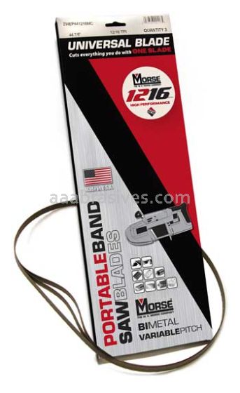 Morse&reg; 1216 Portable Band Saw Blades 27-3/16x1/2x.020 12/16 TPI | 3 Blades/Pkg