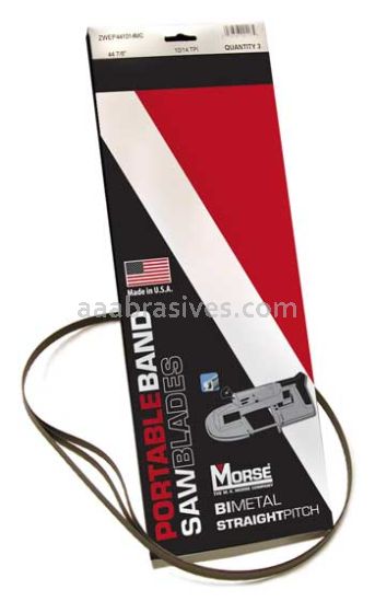 Morse® Straight Pitch Portable Band Saw Blades 28-13/16x1/2x.020 24 TPI | 100 Blades Bulk