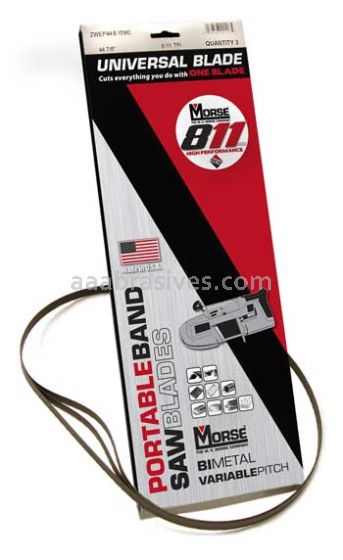 Morse® 811 Portable Band Saw Blades 28-13/16x1/2x.020 8/11 TPI | 3 Blades/Pkg