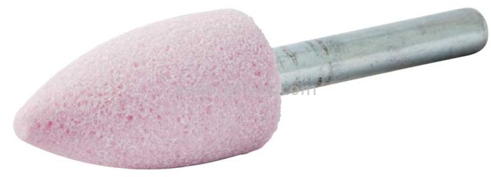 Norton 69078645344 A12 11/16 x 1-1/4 Pink 86A A/O Vitrified Bond Mounted Point