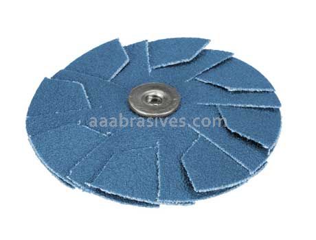 Standard Abrasives Zirconia Overlap Disc 727424 2" x 8-32 x 2" 60 Grit