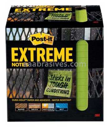 Post-it&trade; Extreme Notes EXTRM33-12TRYG 3 in x 3 in 3M 7100156012