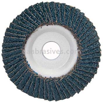 4-1/2 x 7/8 40 Grit Merit Type 29 Zirc Powerflex Flap Discs