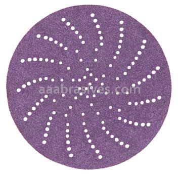 3M™ 7100155365 5" 220+ Grit Cubitron™ II Hookit™ Clean Sanding Abrasive Disc