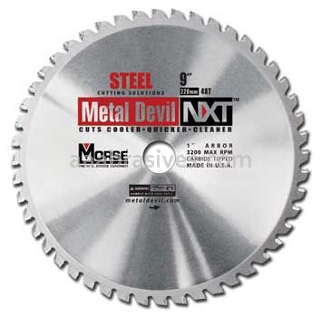 Morse Metal Devil NXT® Steel 9" 48 Teeth Circular Saw Blades