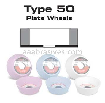 6x1x4 Grinding Wheel T-50 Vitrified GC60-I-V Green S/C