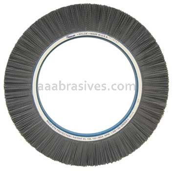 Weiler 85440 20" Crimped Filament Nylox Wheel .035/180 SC Fill 12" Arbor Hole