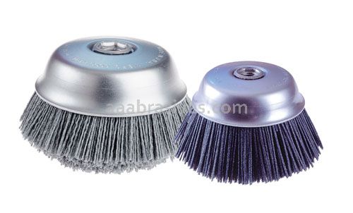 Osborn 4" Abrasive ATB Cup Brush (80 RECT X 5/8-11 AH)# 32148