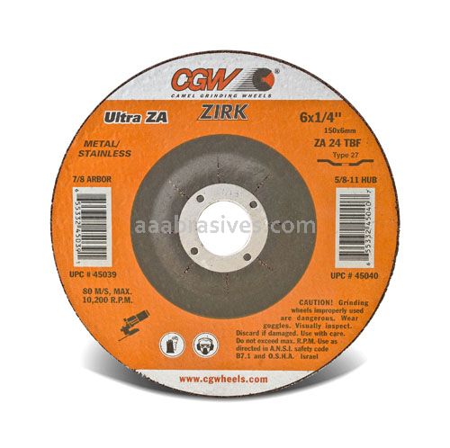 CGW 35644 7 x 1/4 x 7/8 ZA24-T-B Zirconia T27