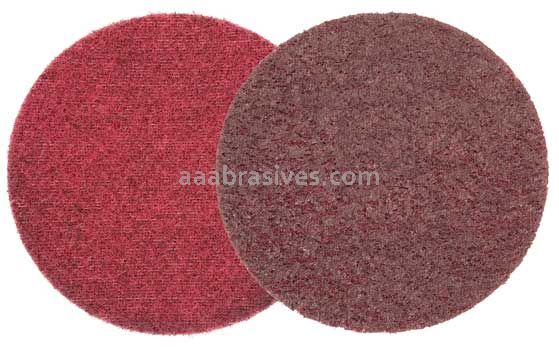 Weiler 51516 5" Non-Woven Surface Conditioning Disc Hook & Loop AO - Medium