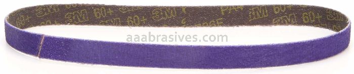 3M&trade; 7100033185 1/2 x 18 60+ Grit 786F Cubitron&trade; II File Belt