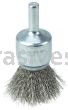 Weiler 36283 Wolverine 3/4" Crimped Wire End Brush .006" Stainless Steel Fill 1/4" Stem