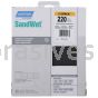 Norton 9 x 11 220 Grit B-weight Norton SandWet T280 JobPack Sanding Sheets