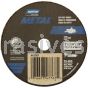 Norton 3 x 1/16 x 3/8 Metal 5 pack - 5 packs per case D Sides Reinforced Type 01 Straight Wheels