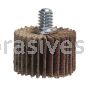 1 x 5/8 x 1/4-20 180 Merit Super Finish Mini Grind-O-Flex Small Diameter Flap Wheels
