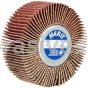 3 x 1 x 1/4-20 60 Grit Merit Super Finish Mini Grind-O-Flex Small Diameter Flap Wheels