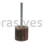 Merit Abrasives 08834137260 3 x 2 x 1/4 Small Diameter Flap Wheels With 1/4" Steel Shank 60 Grit Merit High Performance Ceramic/AO