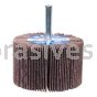 2-1/2 x 1-1/2 x 1/4 60 Grit Merit Mini Grind-O-Flex Small Diameter Cup Flap Wheels